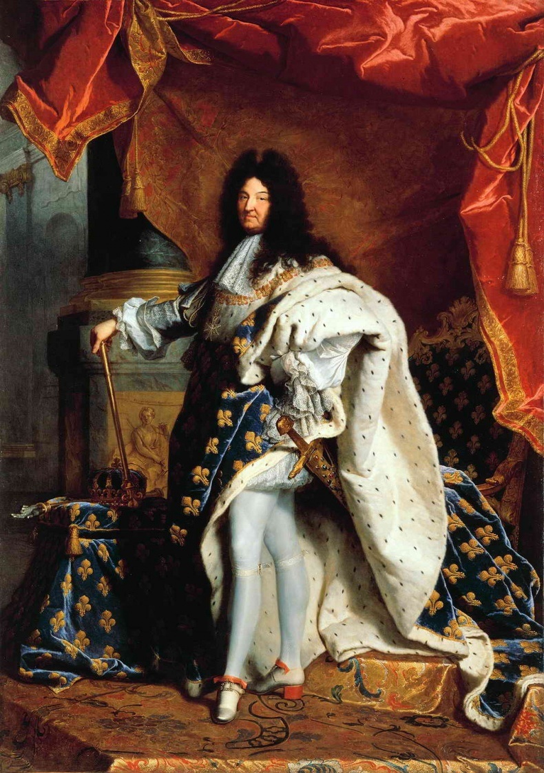 Парадный портрет французского короля Людовика XIV