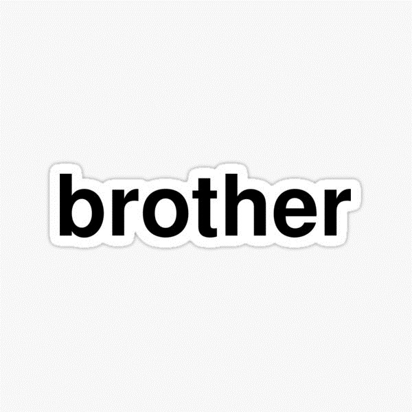 Brother перевод. Brother слово. Стикер brother. Brother Word. Логотип слова братья.