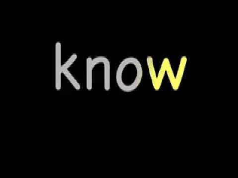 Know перевод. The know.